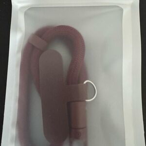 Burgundy Phone Lanyard
